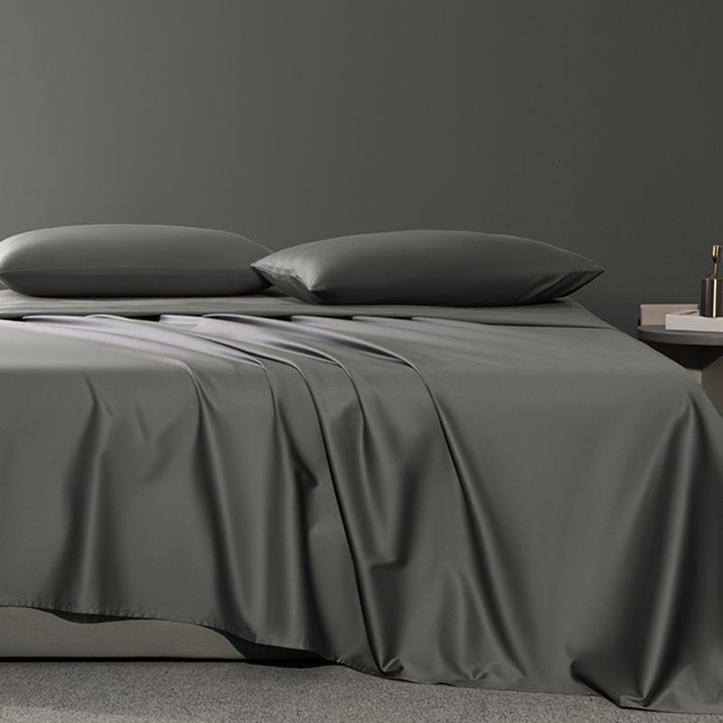 Sheet Sets Solid Color Wrinkle Resistant Breathable Super Soft Bed Sheet Set