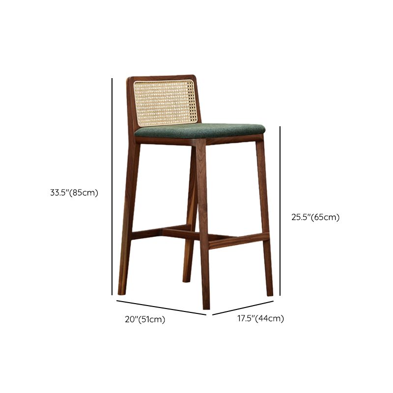 Brown Ash Wood Bar & Counter Stools Industrial Indoor Stools