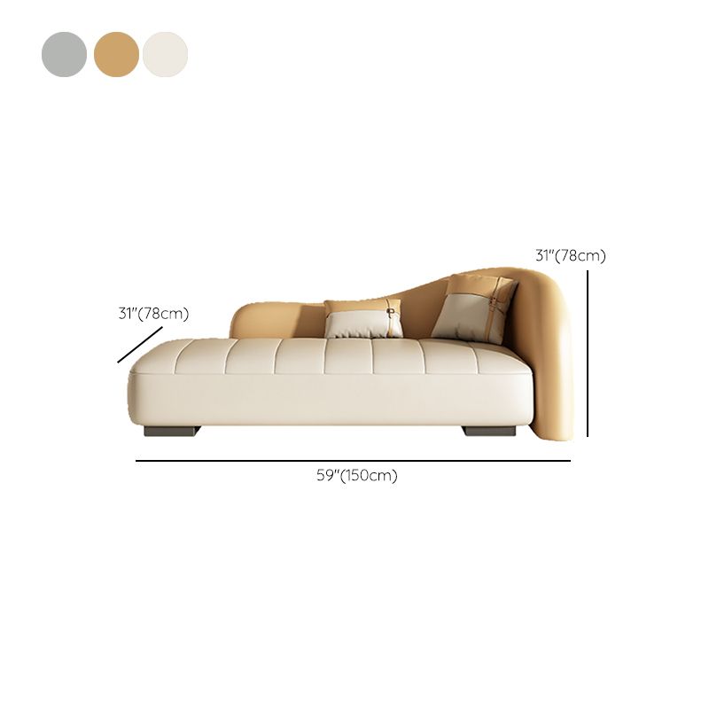 Modern Upholstered Chaise Lounge Couch Leather Chaise Lounge Chair