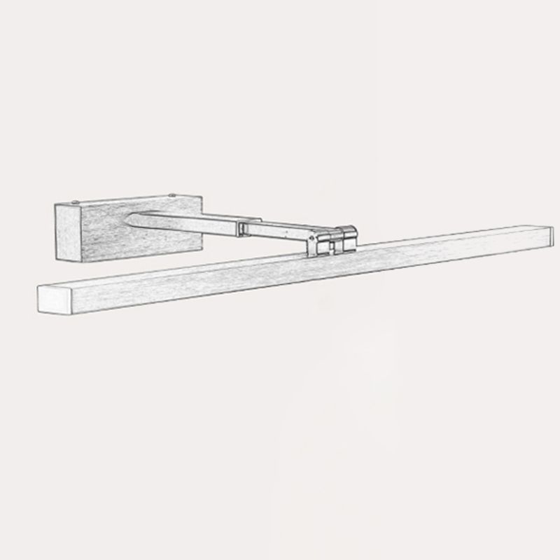 Modern Minimalist Style Linear Wall Mounted Vanity Lights Metal Vanity Lamp