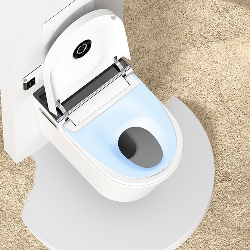 15.55" L Smart Bidet Elongated with Water Pressure Control Toilet