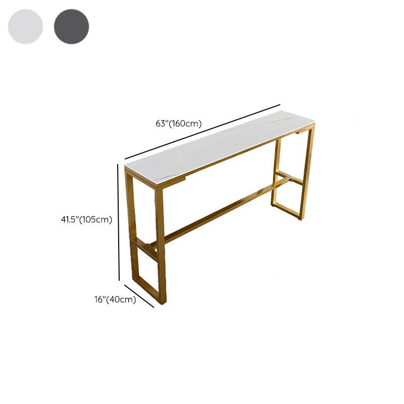 Modern Stone Bar Table Set 1/4/7 Pieces Counter Counter Set for Dining Room