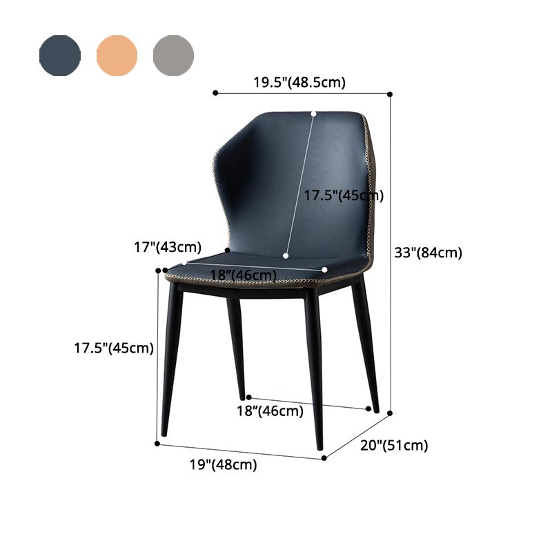 Silla industrial del lado del Wingback de la silla de la cocina del comedor del metal