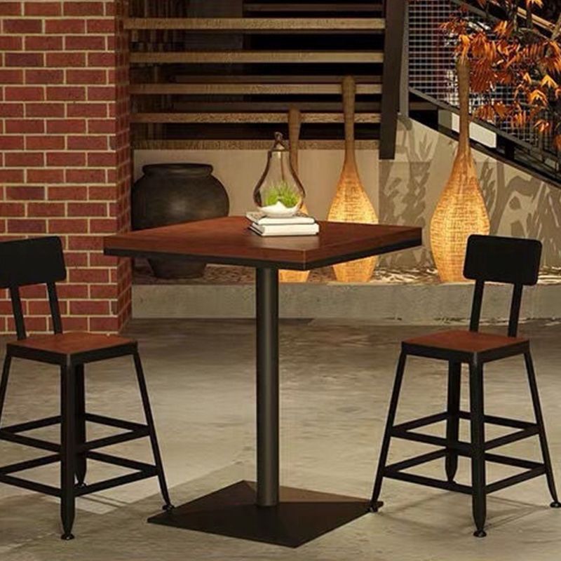 Bar Height Pub Table Wood Industrial Bar Table for Indoor and Outdoor