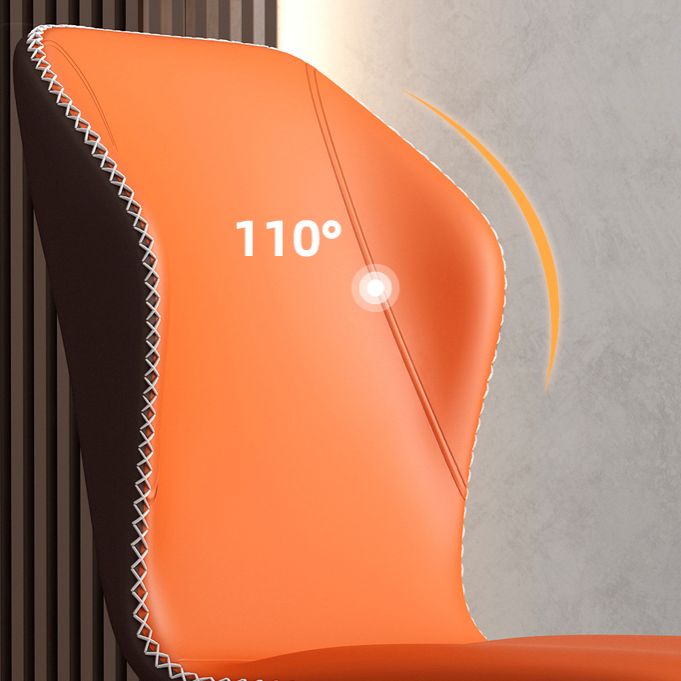 Silla lateral casera escandinava tapizada con respaldo mate Silla de comedor