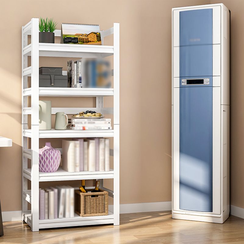 Moderner Stahlstahlbuchhandel weiße Etagere Regalbuch für den Studienraum