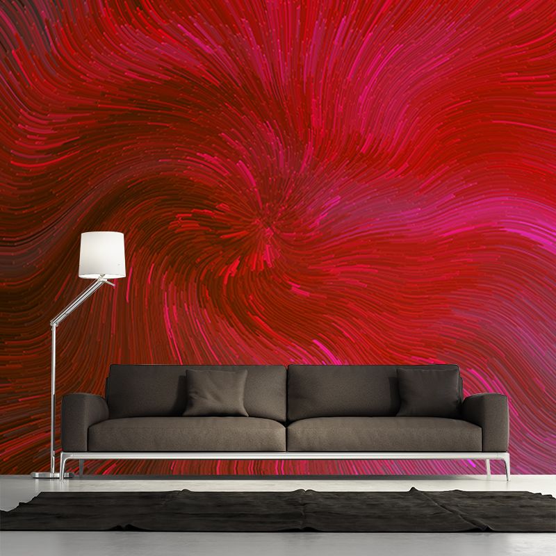 Customized Color Abstract Wall Mural Mildew Resistant Wallpaper for Dining Room