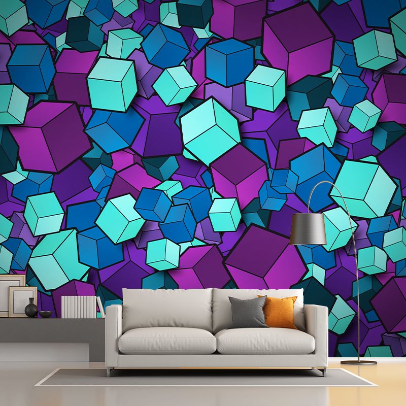 Geometric Photography Stain Resistant Wall Mural Living Room Wallpaper