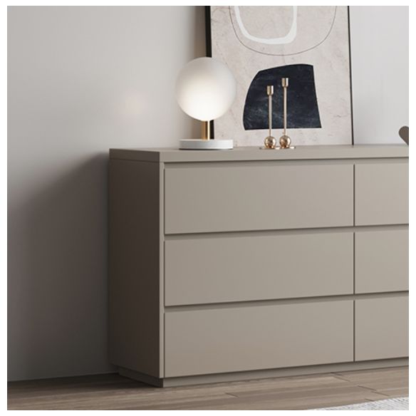 Modern Storage Chest Dresser Wooden Storage Chest with 6 Drawers