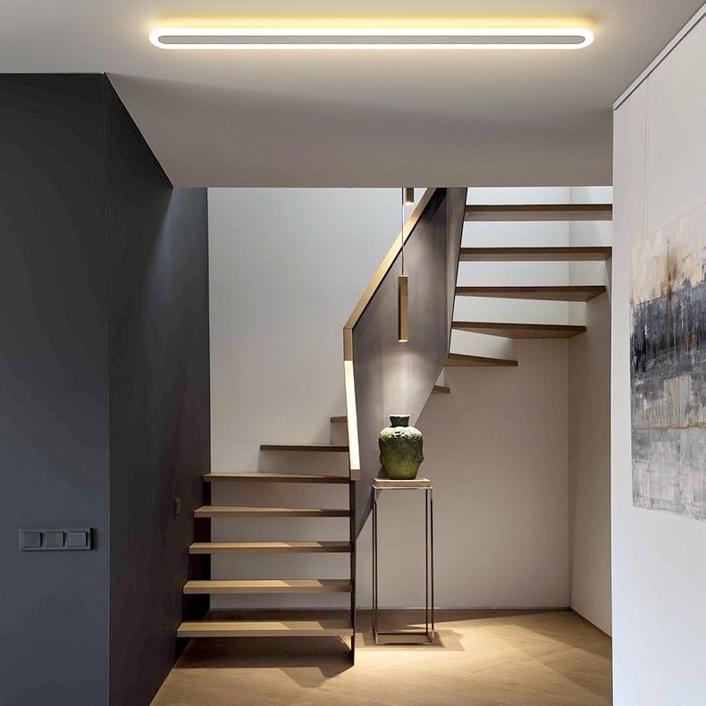 Modern Minimalist Style Linear Sconce Light Fixtures Acrylic Wall Lighting Ideas for Living Room