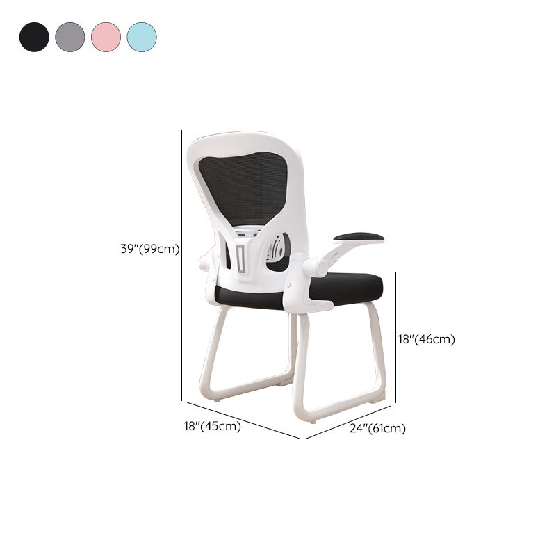 Contemporary Padded Arms Office Chair Ergonomic Desk Chair for Office