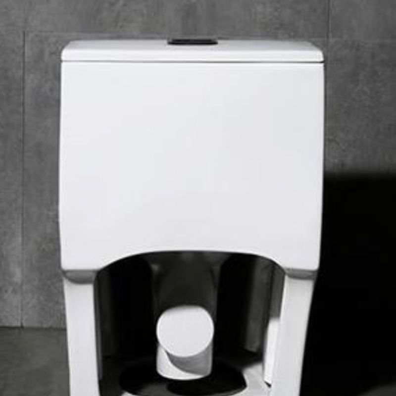 Contemporary White Flush Toilet Ceramic Urine Toilet for Bathroom