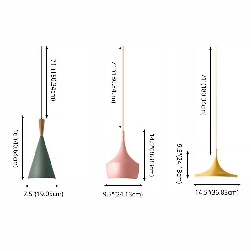 Macron Loft Candy Candy Apped Hanging Light Light METAL METAL CONSIGLIO per negozio di stoffa