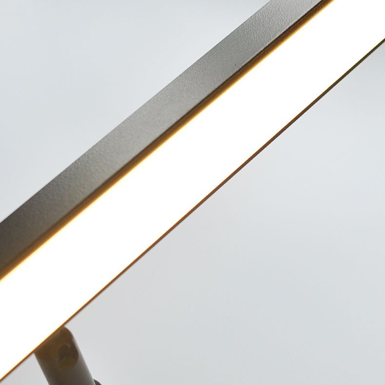 Moderno stile minimalista aerodinamico aerodinamico aerodinamico illuminazione con applique in alluminio per bagno per bagno