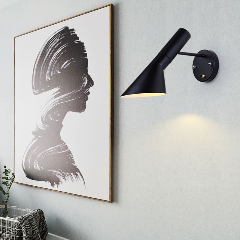 Noordse eenvoud Swing Arm Wandlampen Metallic SCONCE LICKTURES VOOR SLAAPKAMER