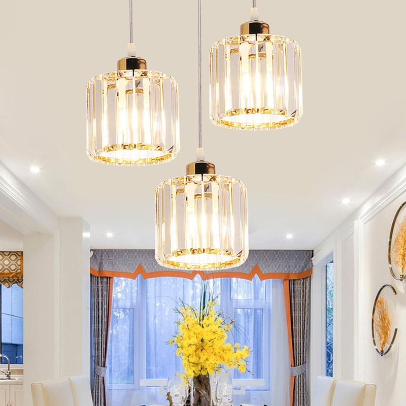 Luci a trazione della geometria a sospensione Crystal 3 Crystal 3 Freeputure appese