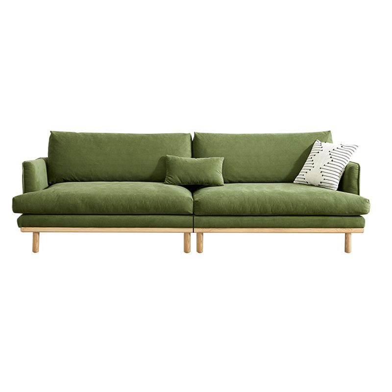 Eingezogener Arm Lose Rückensofa 35 "W Velvet -Sofa für Wohnzimmer