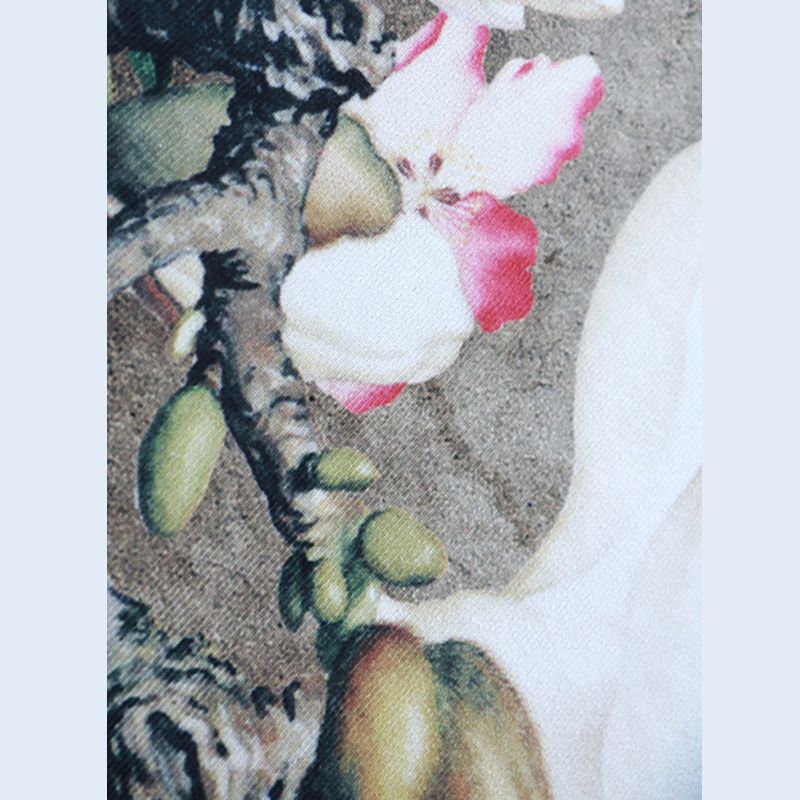 Veelkleurige modern vloerkleed trendy bloemen gedrukt tapijt Niet-slip achterste tapijt voor woningdecoratie