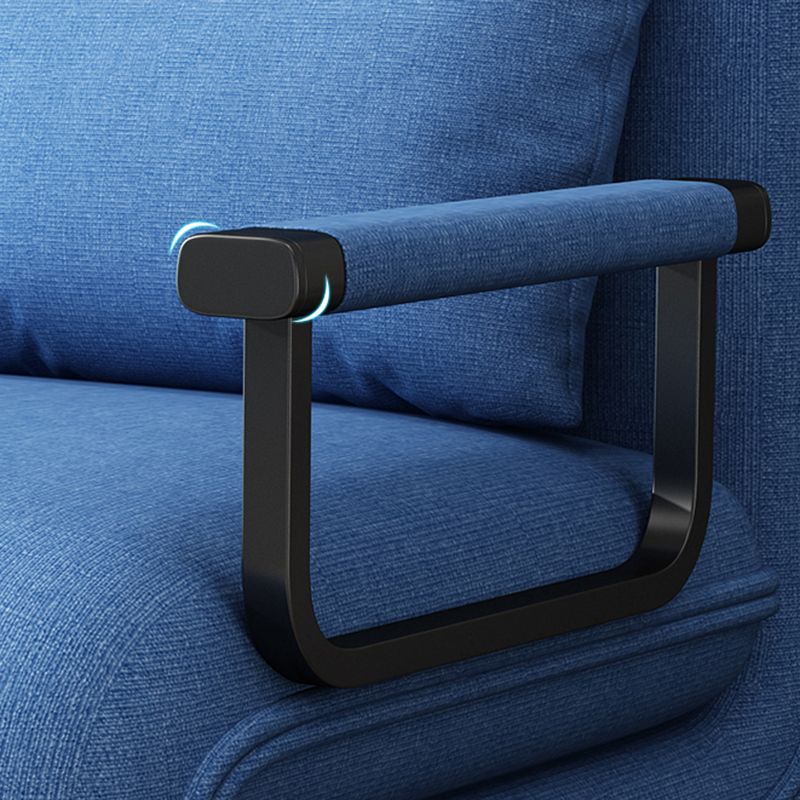 Contemporary Foldable Futon Sleeper Metal Futon and Mattress