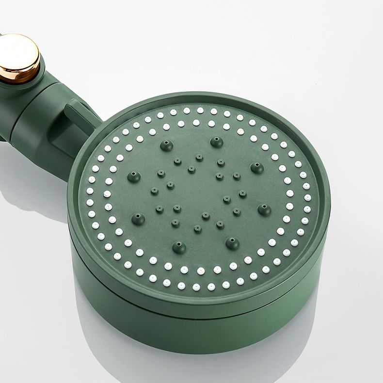 Contemporary Handheld Shower Head High Flow 4-Spray Patterns Wall-Mount Showerhead