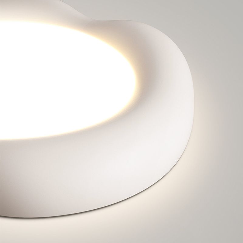 1 - Light Iron LED Flush Mount Minimalist Nordic Ceiling Flush in 4 Colors