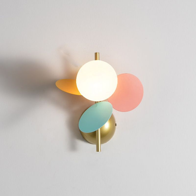 Modern Style Globe Sconce Light Fixtures Metal Multi Lights Wall Lighting Ideas