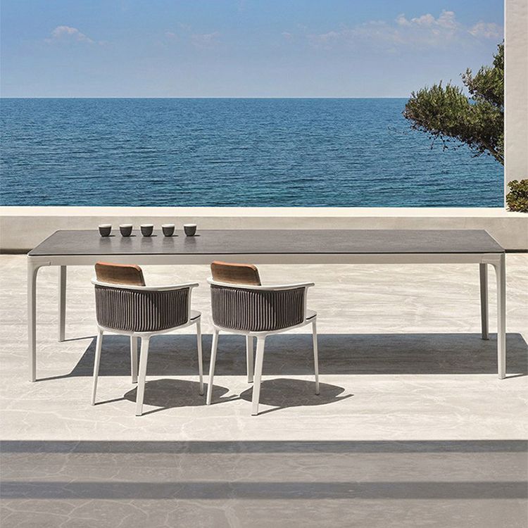 Stone Dining Table Set Modern 1/3/9 Pieces Patio Dining Sets