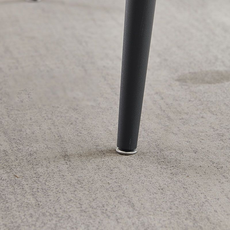Kitchen Industrial Dinner Table Stone Rectangle 4 Legs Dining Table