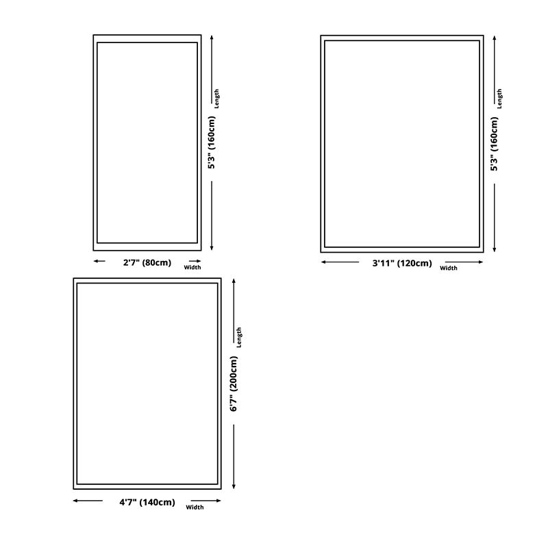 Oranje modern tapijt blending kleurblokkleed niet-slip achterste tapijt voor woningdecoratie
