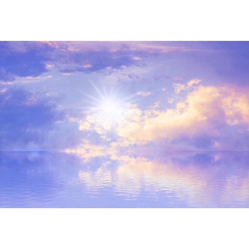 Colorful Sky Photography Stain Resistant Mural Wallpaper Indoor Wall Mural
