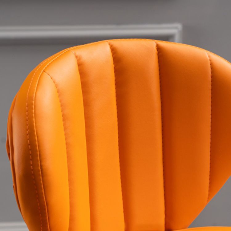 Modern Adjustable Barstool Leather Cushion Bar Stool for Living Room