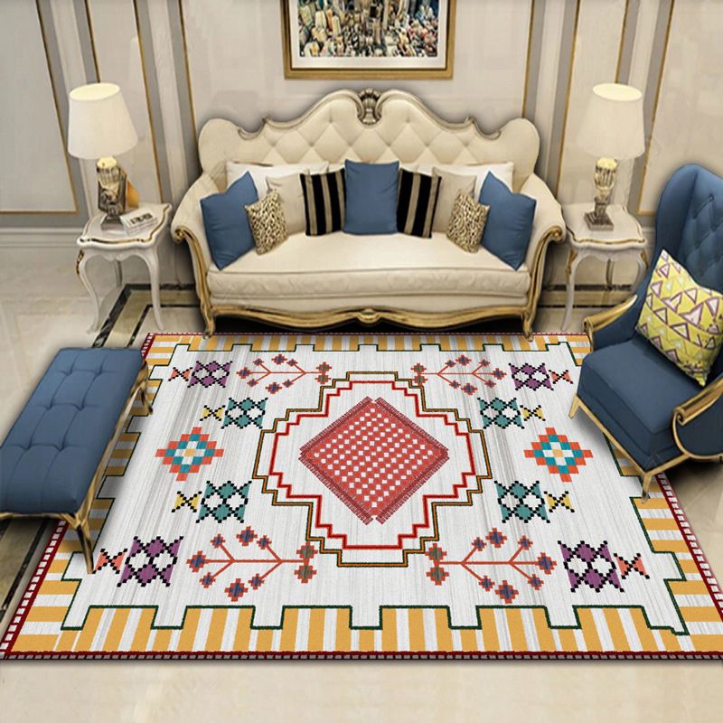 Americana Living Room Tapijt Multi-kleuren Southwestern Print Tapijt Polypropyleen Anti-slip Machine Wasbaar Rug
