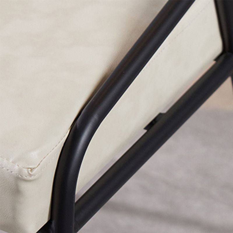 20.47" Wide Industrial Style Single Sofa Chair Fixed Back Armless Chair