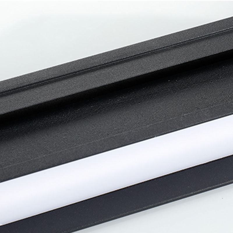 Luz de pared LED recta de la pared moderna de 2 luces con aluminio para dormitorio