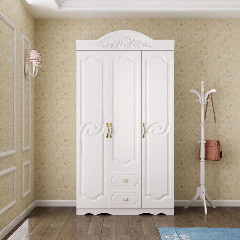 Engineered Wood Wardrobe Cabinet French Country Wardrobe Armoire