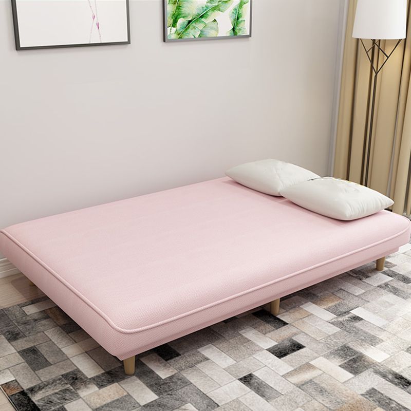 Armloser Sofa mit Baumwollmischung 19.68 "W Cabrio Sleeper Sofa für Wohnung