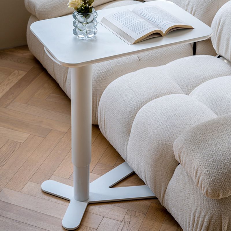 13" Wide Contemporary Corner Table Metal Rectangular Accent Side Table