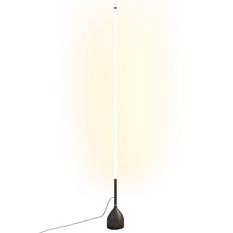 Modern Style Linear Shape Floor Lamp Metal Single Light Floor Lamp