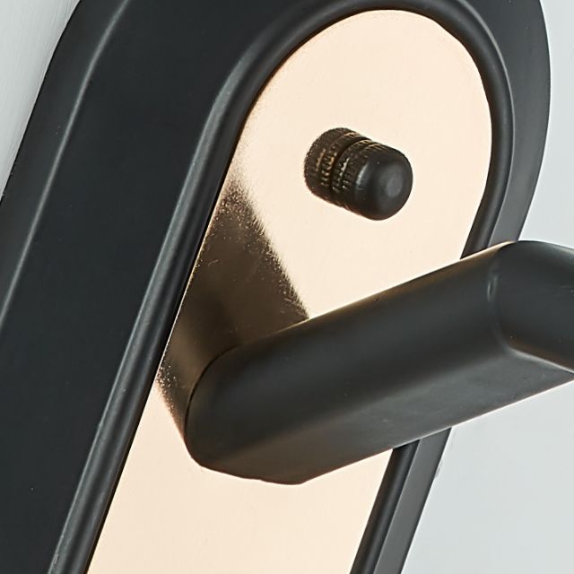 Éclairage mural en verre transparent contemporain