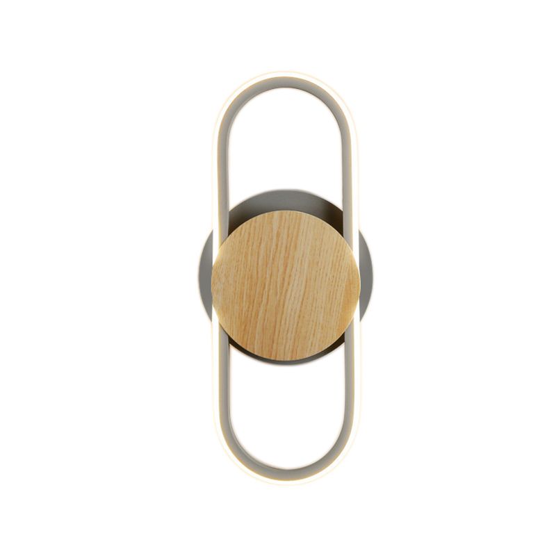 Metal Geometric Indoor Contemporary 1 Light Wall Light Fixture