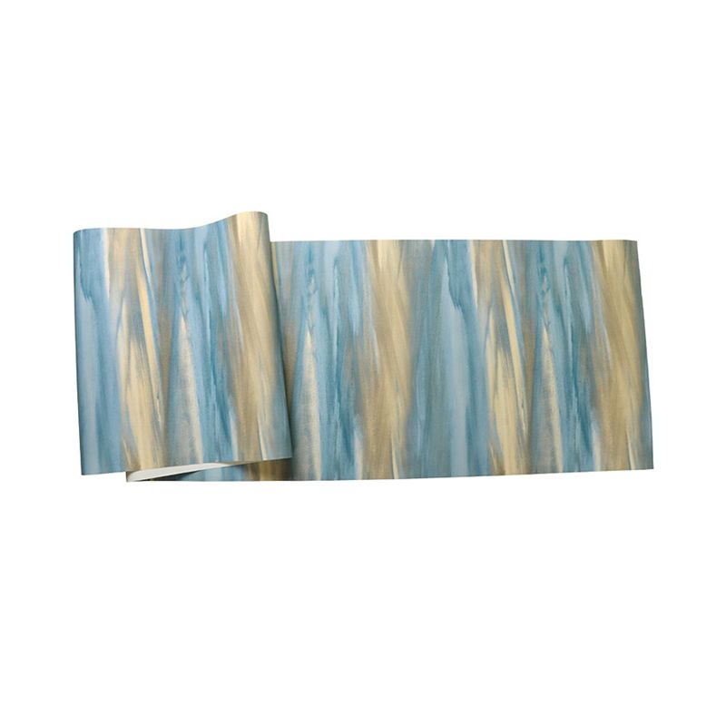 Abstract Watercolor Wallpaper Water-Resistant Non-Pasted Wash Painting PVC Wall Covering, 20.5"W x 33'L