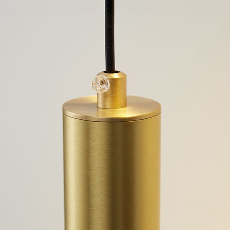 Iluminación de pared de cilindro de metal estilo contemporáneo 2 luces de luz de luz lámpara de pared