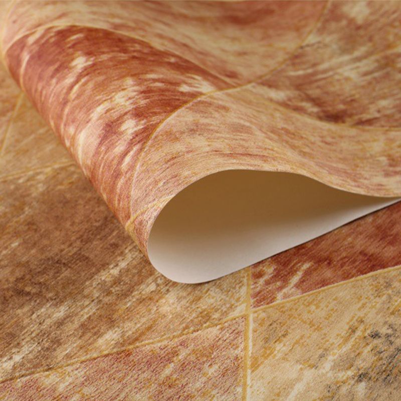 Weaving Wood Wallpaper Roll Rustic PVC Wall Art in Light Color for Bedroom, Unpasted