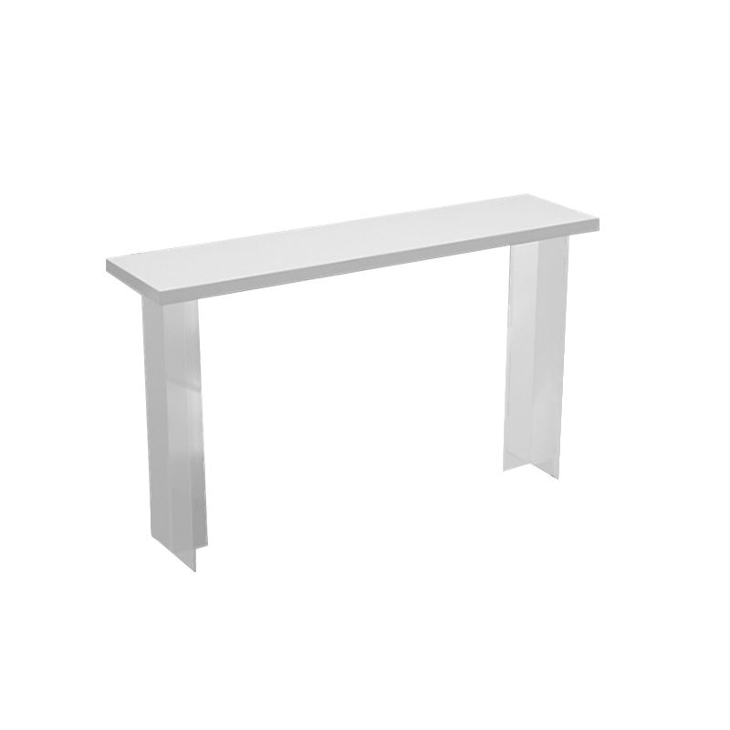 Contemporary Style 1/3/4 Pieces Stone Rectangular Bar Table Set for Indoor