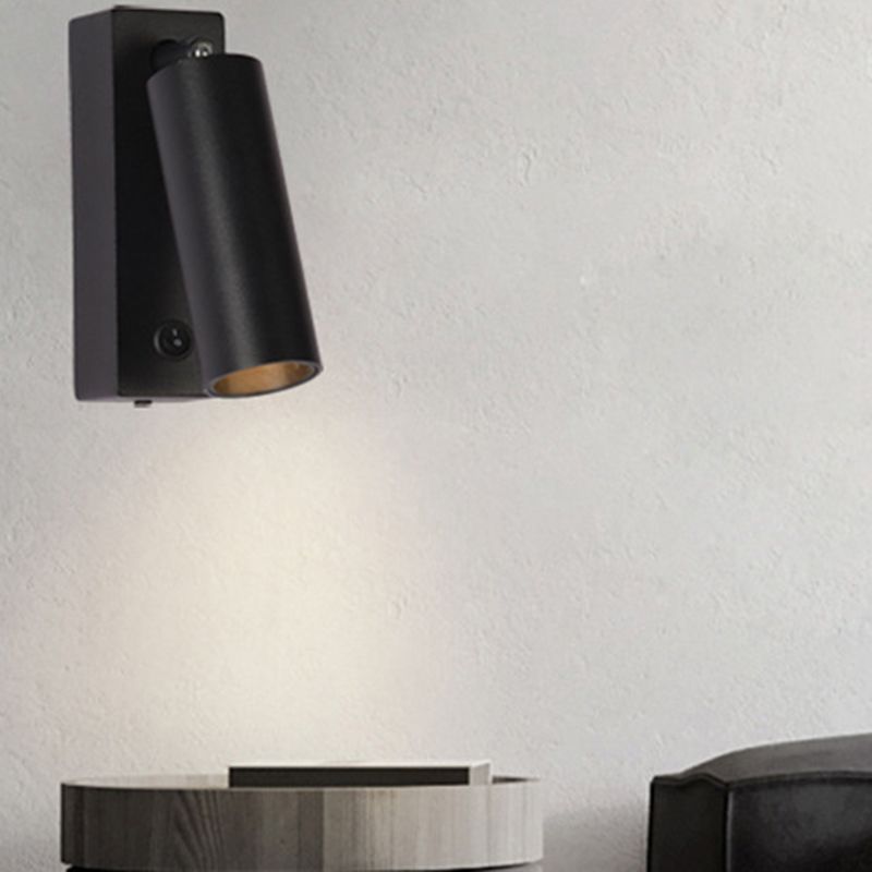 Moderna lampada da parete a parete in alluminio a 1 luce Sfonce a parete regolabile per camera da letto