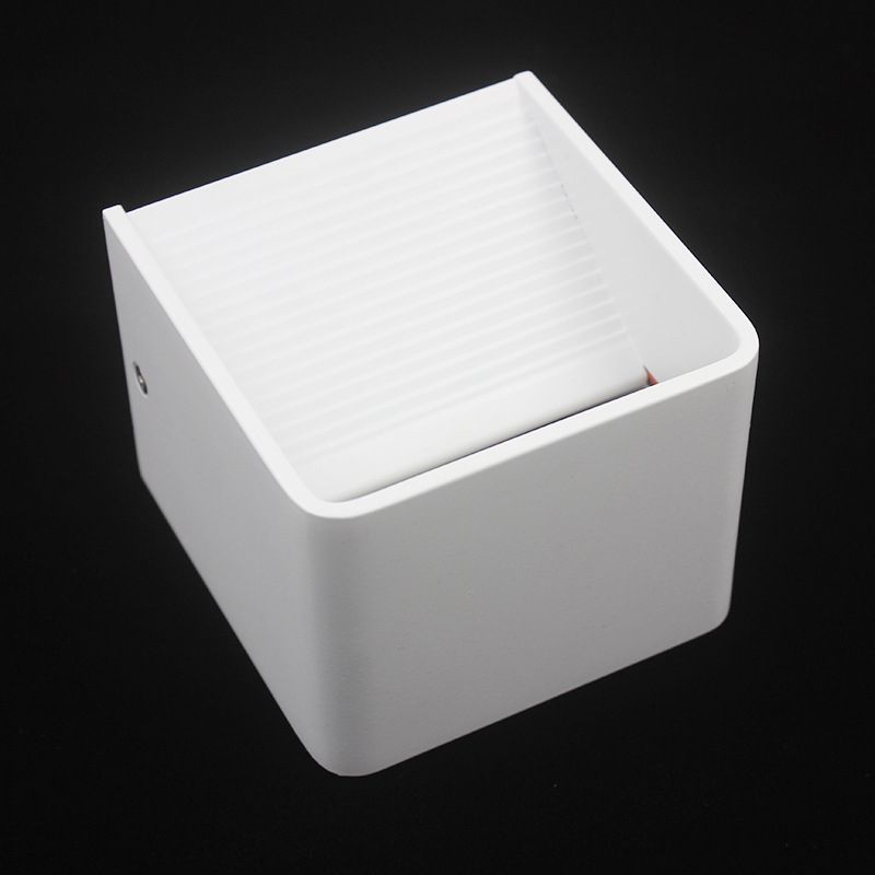 Luz de la pared LED contemporánea de la pared de la pared de cubo de aluminio para el pasaje