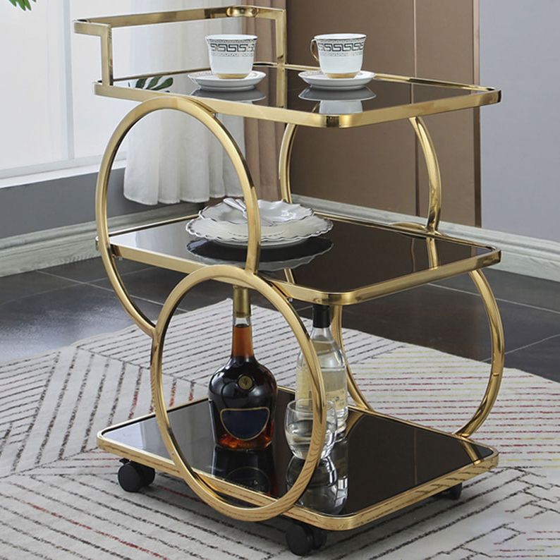 31.50" High Rolling Contemporary Prep Table Stone Prep Table for Kitchen