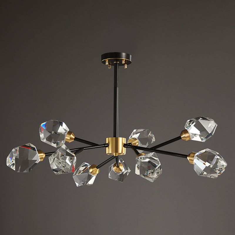 Modern Minimalist Style Spray Hanging Pendant Lights Crystal Pendant Lamp for Living Room