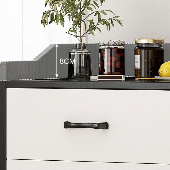 39.4" Tall Wood 3 - Door Accent Cabinet Mid-Century Modern Storage Cabinet