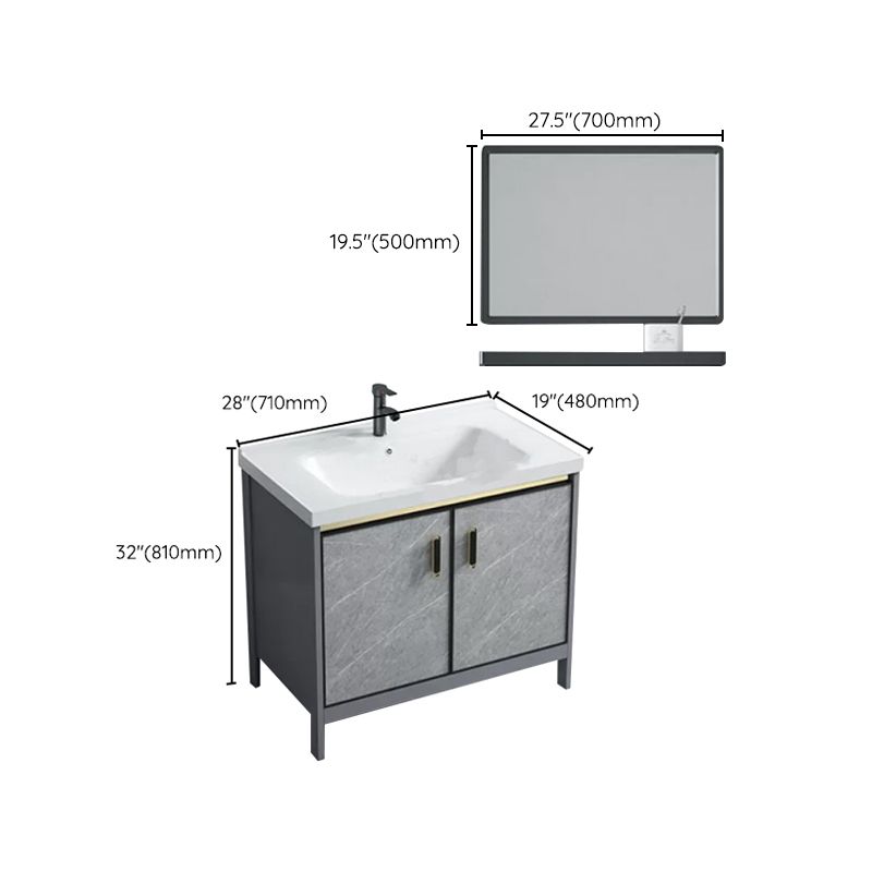 Modern Bathroom Sink Vanity Freestanding Faucet Included Bathroom Vanity Set